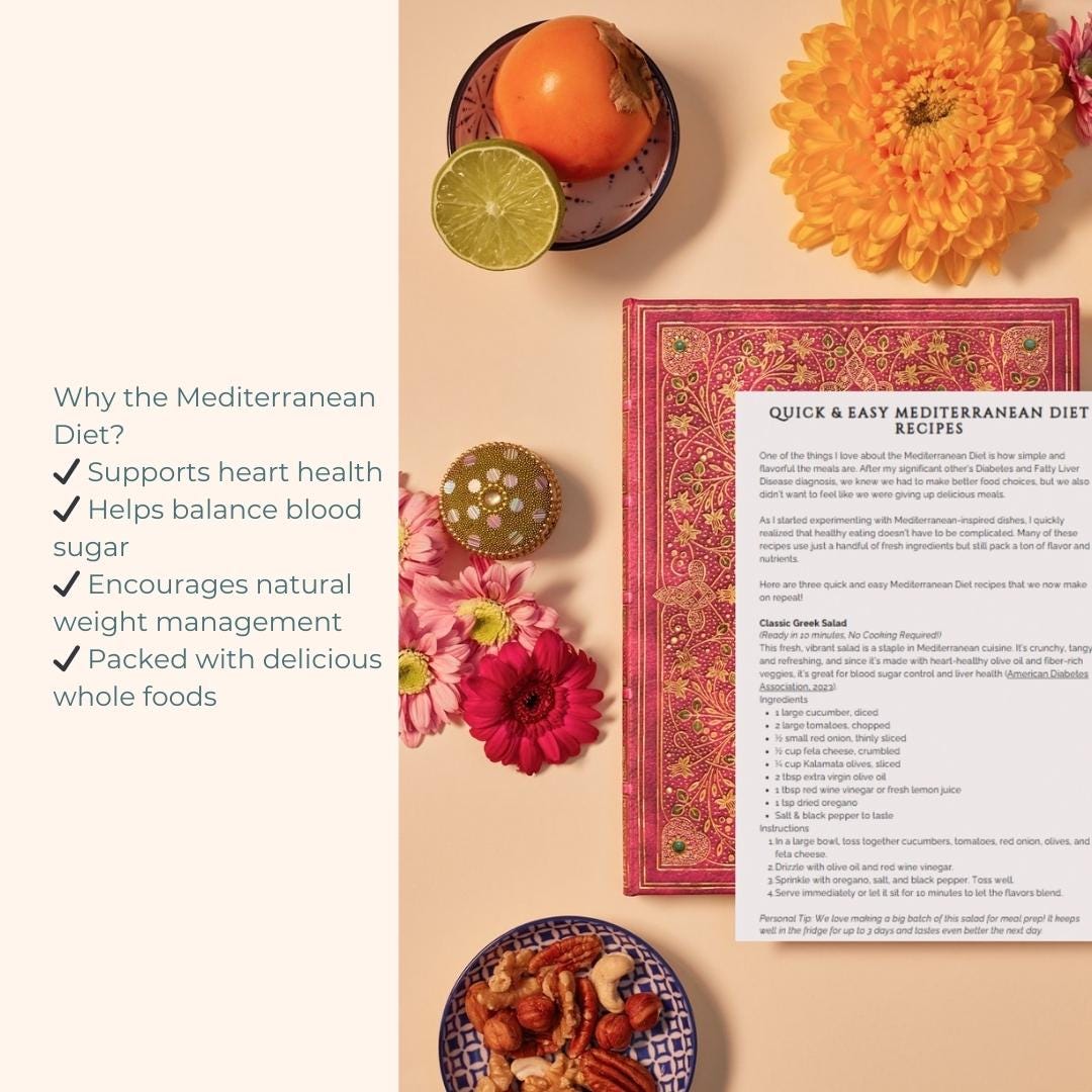 Mediterranean Diet Beginner's Guide: Printable Meal Plan & Recipes (PDF Download)