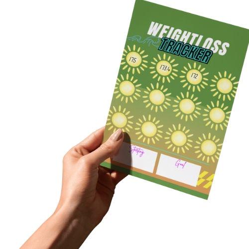 Summer Weight Loss Tracker Bundle: 10 Printable Fitness Planners (Digital Download)
