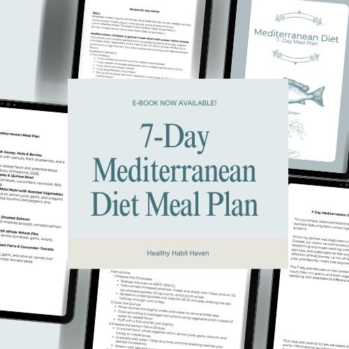 Mediterranean Diet Starter Bundle: Your Guide & 7-Day Meal Plan