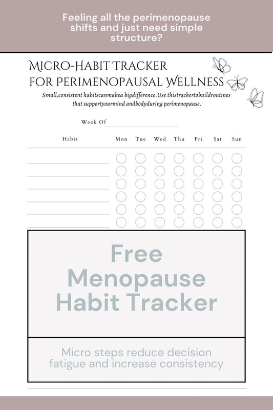 Micro‑Habit Tracker for Perimenopausal Wellness – Free Printable