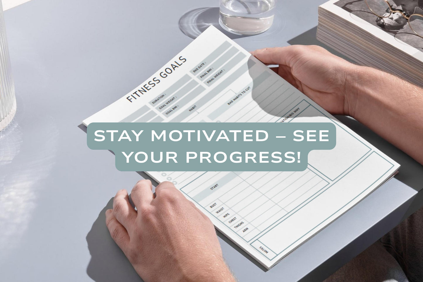 Wellness Journal Bundle: Habit & Fitness Tracker (GoodNotes PDF, Instant Download)
